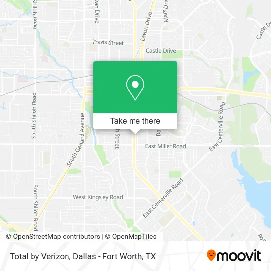 Total by Verizon map