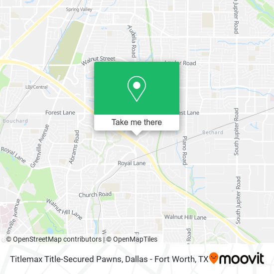 Titlemax Title-Secured Pawns map