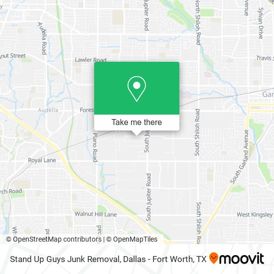 Mapa de Stand Up Guys Junk Removal