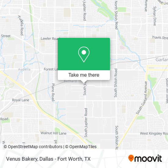 Venus Bakery map