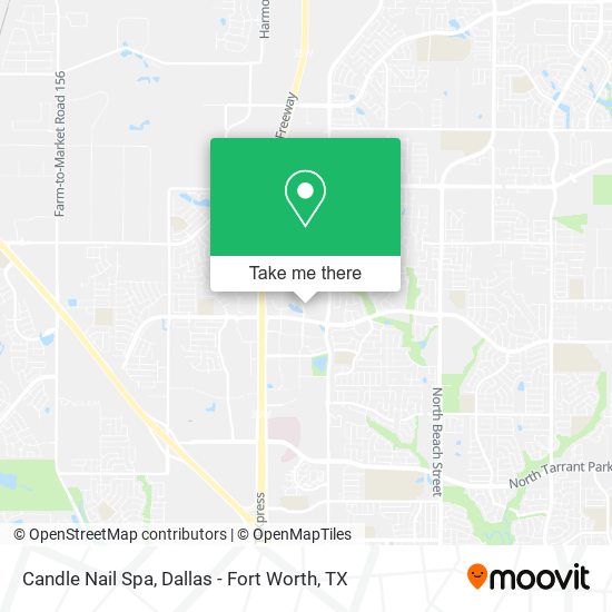 Candle Nail Spa map