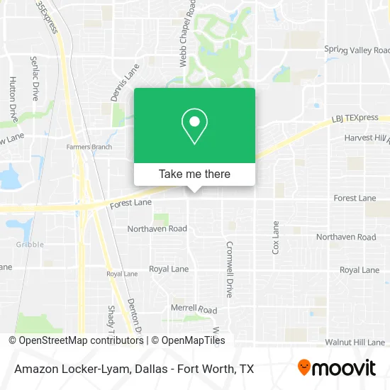 Amazon Locker-Lyam map