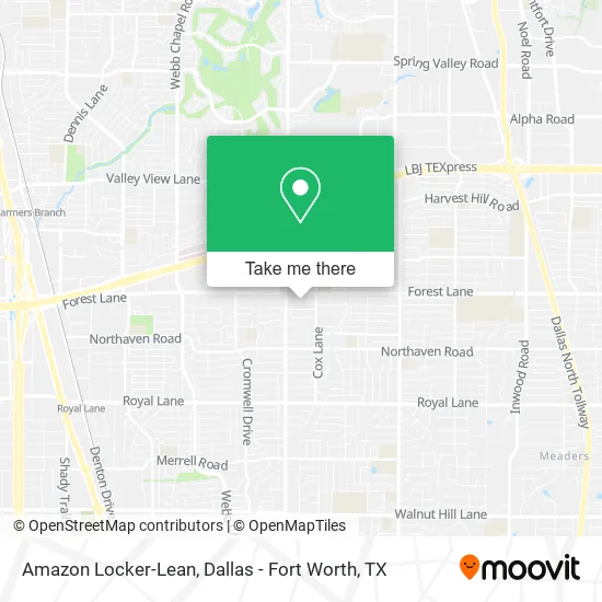 Amazon Locker-Lean map