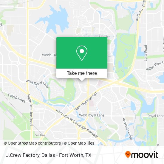 J.Crew Factory map