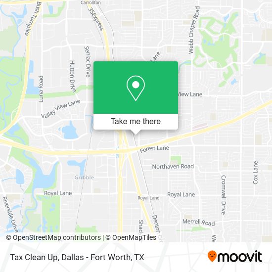 Tax Clean Up map