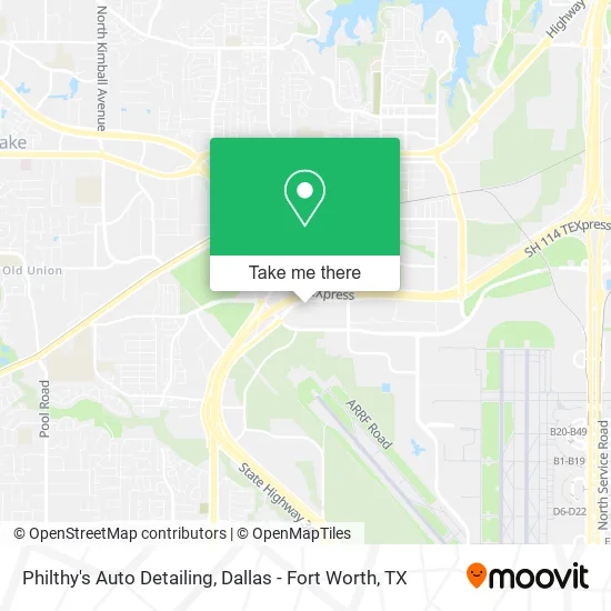 Philthy's Auto Detailing map