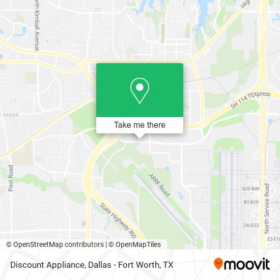 Mapa de Discount Appliance