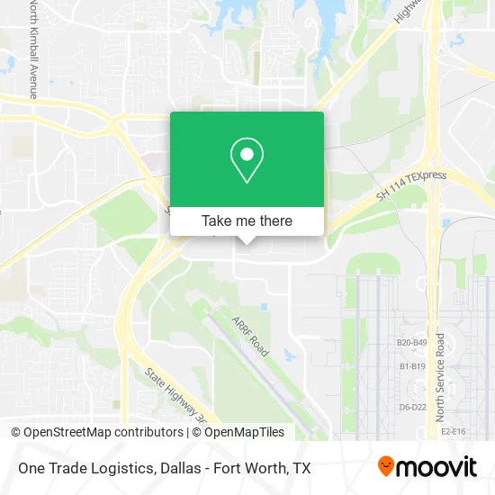 One Trade Logistics map