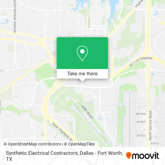 Synthetic Electrical Contractors map