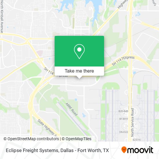 Eclipse Freight Systems map