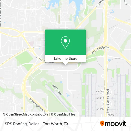 SPS Roofing map
