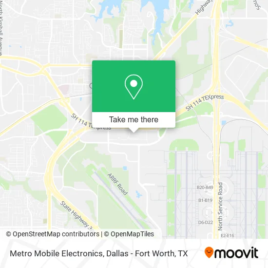 Metro Mobile Electronics map