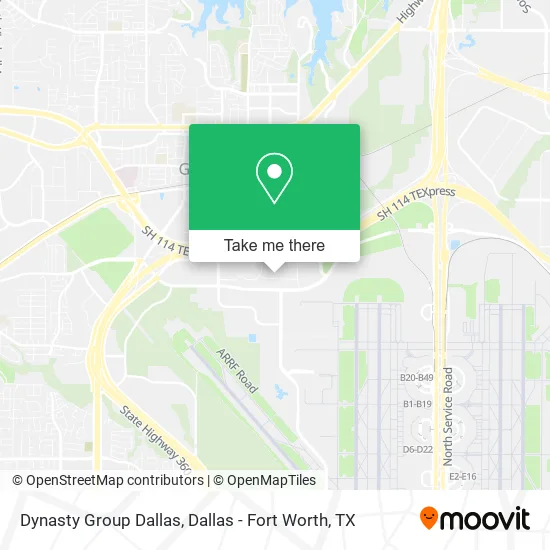 Mapa de Dynasty Group Dallas