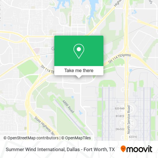 Summer Wind International map