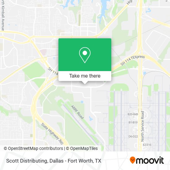 Scott Distributing map