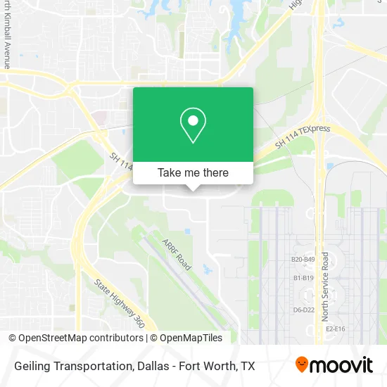 Mapa de Geiling Transportation