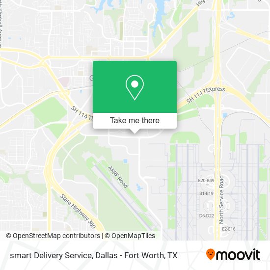 Mapa de smart Delivery Service