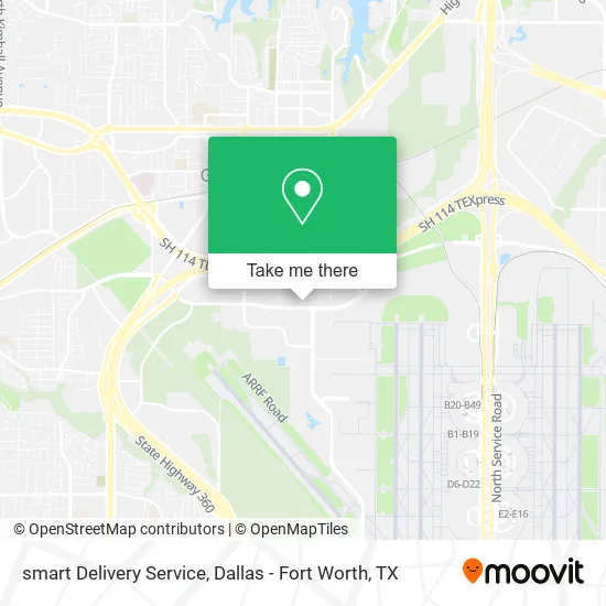 Mapa de smart Delivery Service