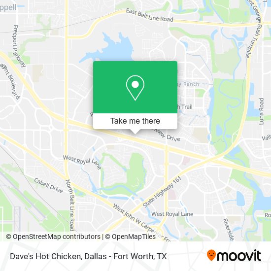 Dave's Hot Chicken map