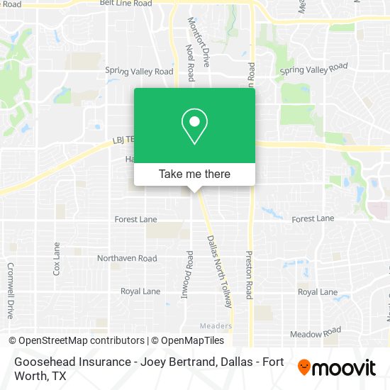 Goosehead Insurance - Joey Bertrand map