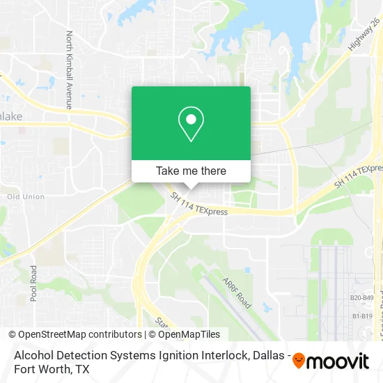 Alcohol Detection Systems Ignition Interlock map