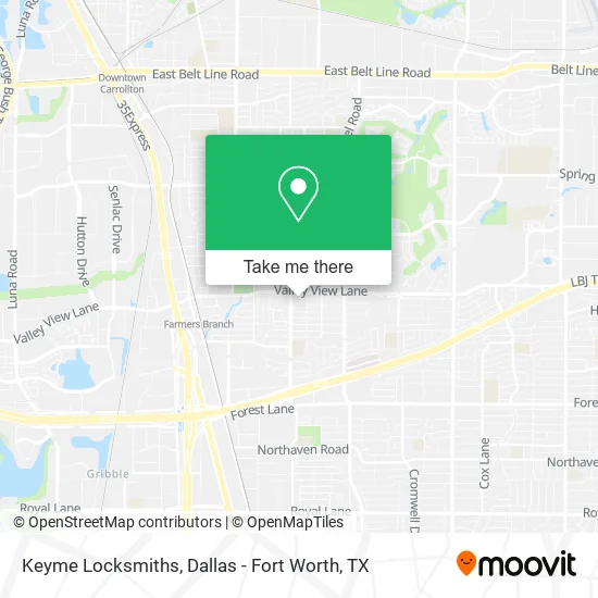 Keyme Locksmiths map