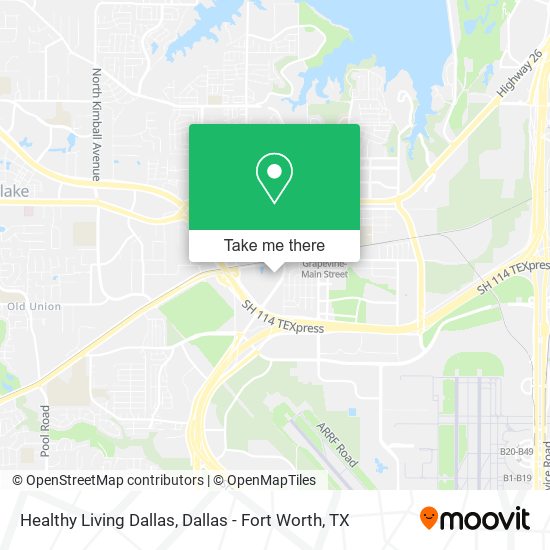 Mapa de Healthy Living Dallas