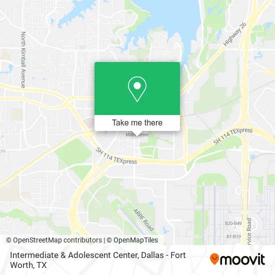 Intermediate & Adolescent Center map