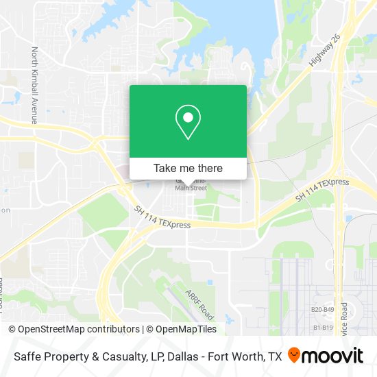 Mapa de Saffe Property & Casualty, LP