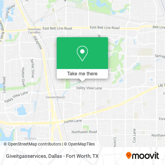 Giveitgasservices map
