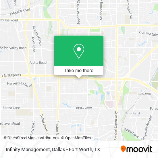 Infinity Management map