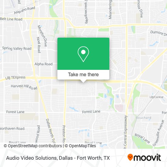 Mapa de Audio Video Solutions