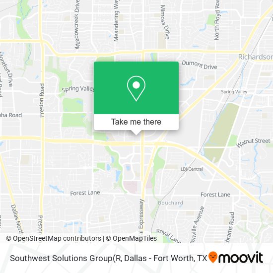 Mapa de Southwest Solutions Group