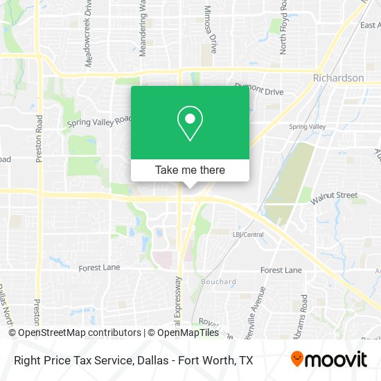 Right Price Tax Service map