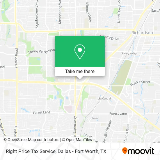 Mapa de Right Price Tax Service