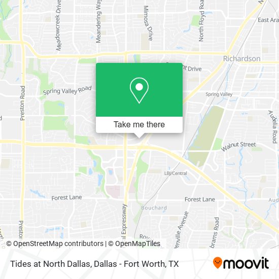 Mapa de Tides at North Dallas