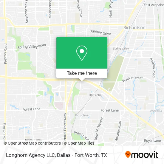 Longhorn Agency LLC map