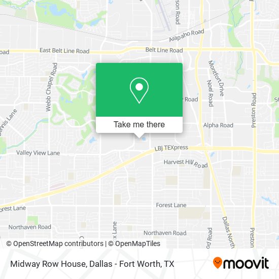 Midway Row House map