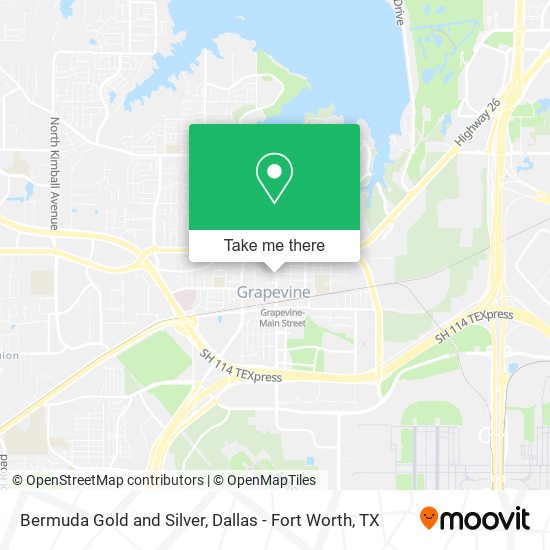 Mapa de Bermuda Gold and Silver