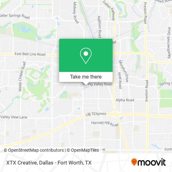 XTX Creative map