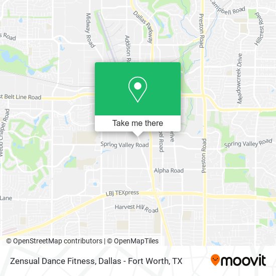Zensual Dance Fitness map