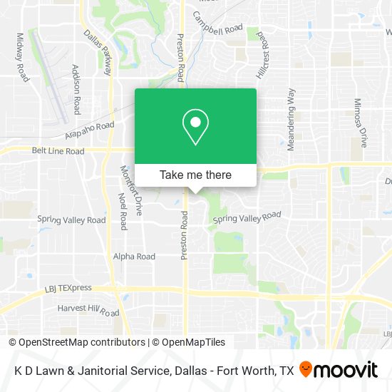 K D Lawn & Janitorial Service map
