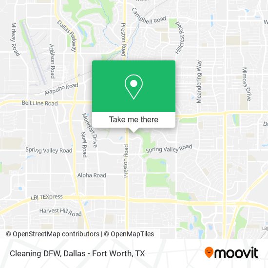 Cleaning DFW map