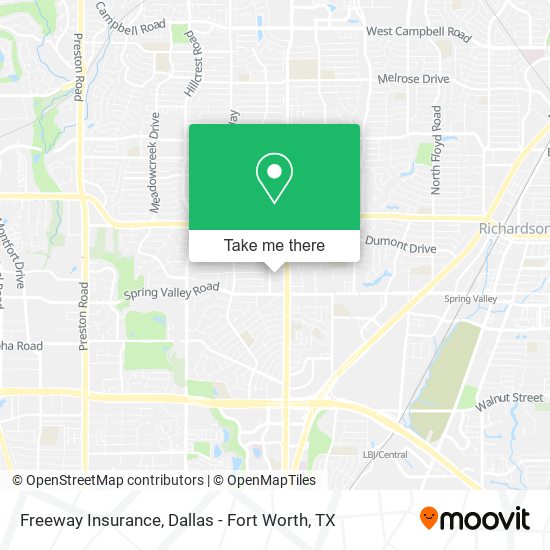 Freeway Insurance map