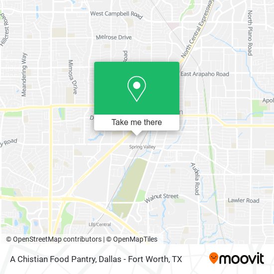 Mapa de A Chistian Food Pantry