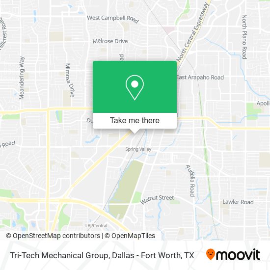 Tri-Tech Mechanical Group map