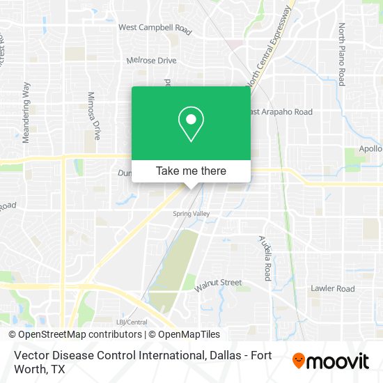 Mapa de Vector Disease Control International