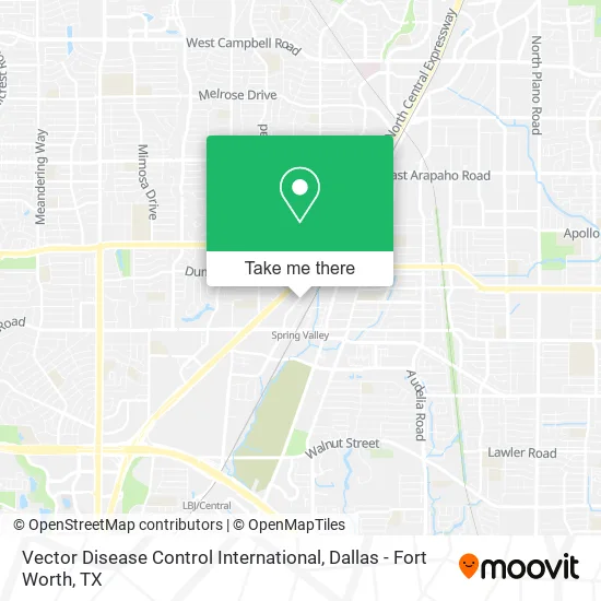 Vector Disease Control International map