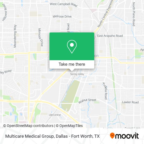 Multicare Medical Group map