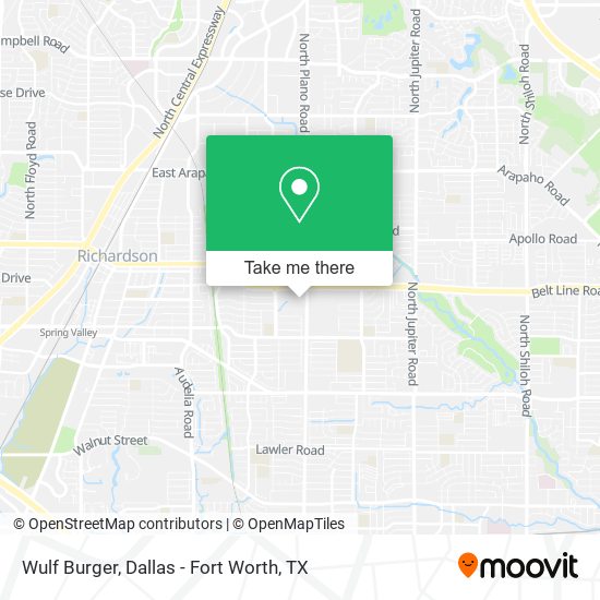 Mapa de Wulf Burger